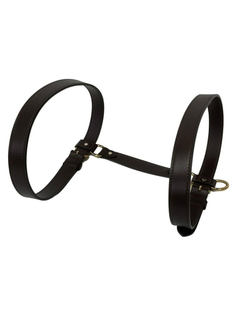 Louis Vuitton Dark Brown Blanket Holder Leather
